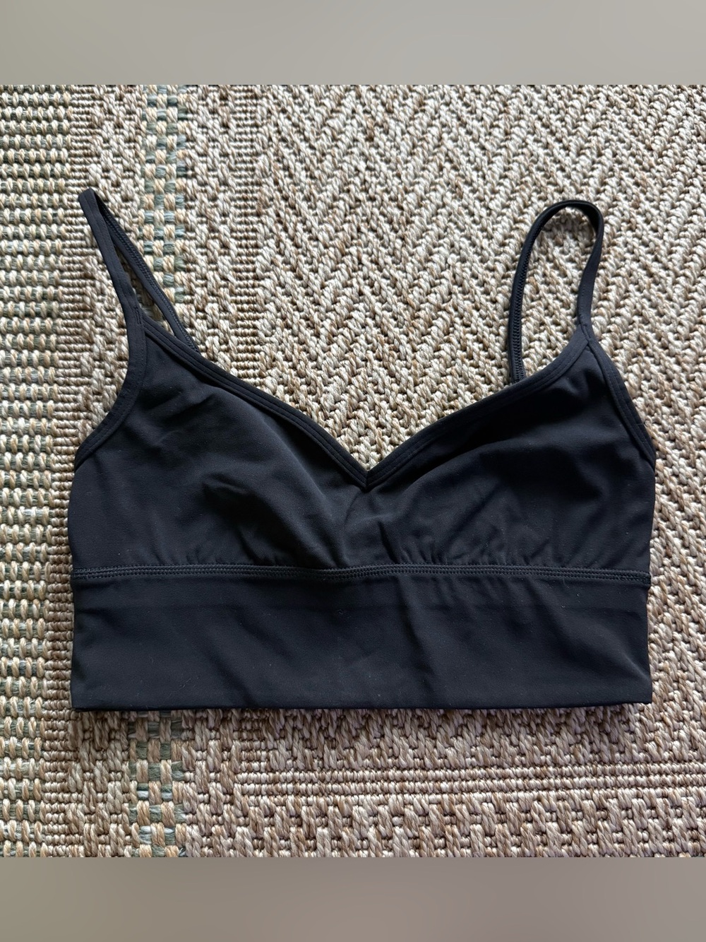 Lululemon Align Black Sweetheart Neckline Sports Bra